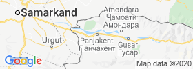 Panjakent map